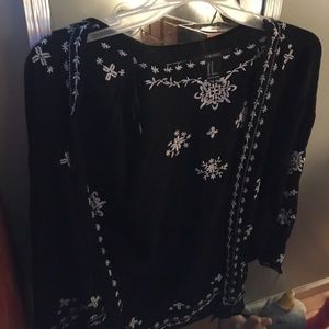 Embroidered Coverup/Cardigan